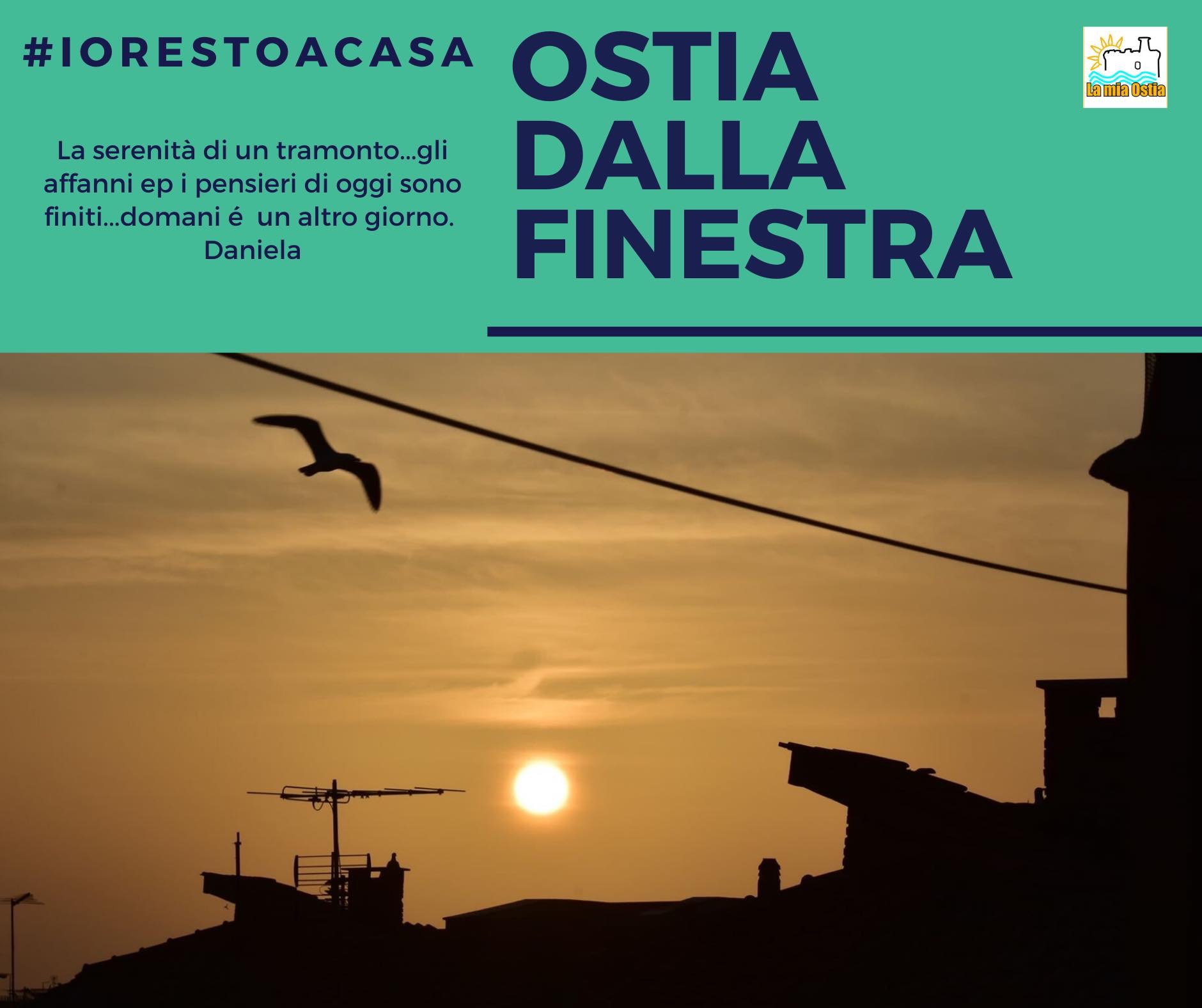 Ostia dalla finestra: mese di aprile